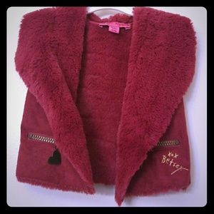Betsy Johnson Baby Fuzzy Vest